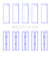 King Engine Bearings Ford J4B/J4C (Size +0.50mm) Main Bearing Set