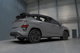 Rally Armor 24-25 Hyundai Kona N Line Black UR Mud Flap - Red Logo
