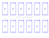 King Engine Bearings Jaguar 4.2L (Size STD) Rod Bearing Set