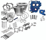 S&S Cycle 07-17 4in Bore 585CE Cam Power Pack - Silver