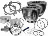 S&S Cycle 07-17 BT Models 110in Sidewinder Big Bore Kit - Wrinkle Black