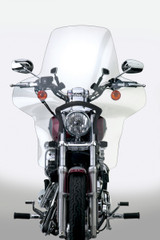 National Cycle 88-21 Harley XL/FXR/FXD/86-91 BMW R80G/R100GS/15-23 Ducati Scrmblr Plexifairing 3-Clr