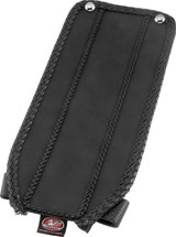 Mustang 00-15 Harley Softail Standard Rear Tire Standard Touring Solo Seat w/Driver Backrest - Black