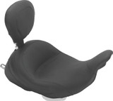 Mustang 08-21 Harley Electra Glide Std,Rd Glide,Rd King,Str Glide Lowdow Touring Solo Seat - Black