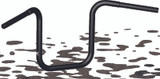 Burly Brand Ape Hanger 12in - Black