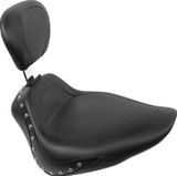 Mustang 02-09 Honda VTX1300 Retro, S & T Wide Touring 2PC Seat - Black