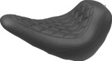 Mustang Harley Low Medallion Sissy Bar Pad (12 inch x 9 inch) w/Studs - Black