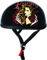 Skid Lids Lucky Lady Original Helmet - Medium