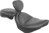 Mustang 03-17 Victory Vegas/ Kingpin, 05-07 8-Ball Touring 2PC Seat w/ Driver Backrest - Black