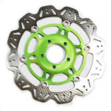 EBC 03-05 Kawasaki Z 1000 ZR 1000 A Front Left/Right Vee Floating Green Rotor