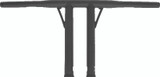 Burly Brand Folsom Bar 12in - Matte Black