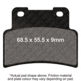 EBC 11-15 KYMCO Street My Road 700 i Front Left/Right FA-SFA-X Brake Pads