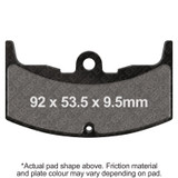 EBC 88-89 Honda VTR 250 Interceptor Front Left FA-SFA-X Brake Pads