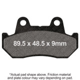 EBC 1982 Honda CB 750 C Custom Front Left/Right Semi-Sintered Vee Brake Pads