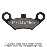 EBC 14-21 CFMOTO CF 400 ATR-2L/2S Gen 1 Front Left/Right R Series Sintered Brake Pads Brake Pads
