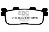 EBC 11-12 KYMCO Street People GT 200i Rear Left/Right FA-SFA-TT-X Brake Pads