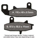 EBC 90-91 Suzuki DR 650 Front Left FA-SFA-X Brake Pads
