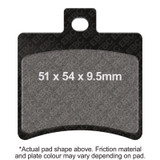 EBC 04-15 Aprilia SR 50 Factory Rear Left FA-SFA-TT-X Brake Pads