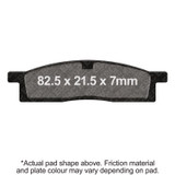 EBC 18-24 Yamaha YZ 65 J Front Left R Series Sintered Brake Pads Brake Pads