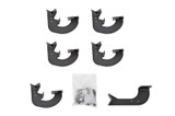 Dee Zee 14-19 Chevrolet Silverado Running Board Hex Bracket Kit w/Deftanks
