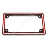 Letric Lighting 04-13 HD Sportster Perfect Plate Light License Plate Frame Black