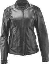 Kuryakyn Leather By River Road Race Leather Jacket Black Womens - 2XL