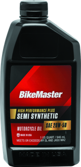 BikeMaster 20W50 Semi Synthetic Oil - Quart