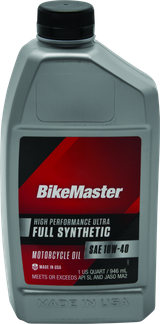 BikeMaster 10W40 Full Synthetic Oil - Quart