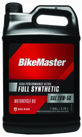 BikeMaster 20W50 Full Synthetic Oil - Gallon