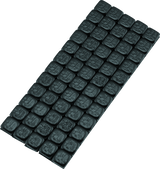 BikeMaster Square Wheel Weights Adhesive 1/4oz - Black