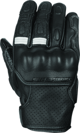 Speed and Strength Twist of Fate Leather Gloves Black/White - Medium