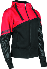 Speed and Strength Cat Outa Hell Hoody Red/Black Womens - 4XL