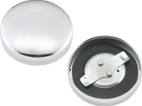 Bikers Choice 36-E73 Chrome Early Non-Vented Gas Cap Fatbob Tank Left Side Replaces H-D 61103-65
