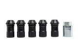 Ford Racing 2023+ Ford Bronco Raptor M14 x 1.5 Black Security Lug Nut Kit - Set of 5