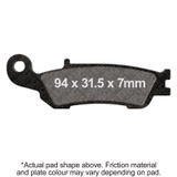 EBC 08-16 Yamaha YZ 125 2T Front Left R Series Sintered Brake Pads