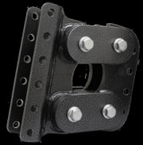 Gen-Y Contractor Torsion-Flex Channel Mount Trailer Coupler (1K-1.7K TW 16K Towing)