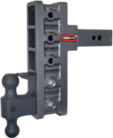 Gen-Y Mega Duty 2.5in Shank 9in Offset Drop 32K Hitch w/GH-0161 Dual-Ball/GH-0162 Pintle Lock
