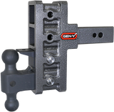 Gen-Y Mega Duty 2.5in Shank 6in Offset Drop 32K Hitch w/GH-0161 Dual-Ball/GH-0162 Pintle Lock
