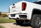 Corsa 19-25 GMC Sierra 1500 Cat-Back Dual Rear Exit with Twin 4in Black Powder Coat Pro-Series Tips