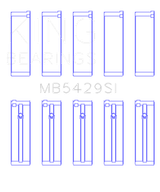 King Engine Bearings Nissan Yd22/Yd25 (Size +0.25mm) Main Bearing Set
