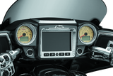 Kuryakyn Aztec Gauge Accent 14-23 Indian Models Chrome
