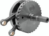 S&S Cycle 07-17 BT 4-3/8in Stroke Flywheel Assembly w/ Sprocket Shaft Bearing Race