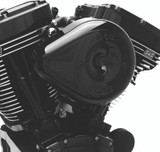 S&S Cycle 2017+ M8 Models Stealth Air Cleaner Kit w/ Black Teardrop Cover