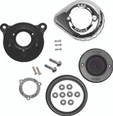 S&S Cycle 08-16 Touring/16-17 Softail Models Stealth Air Stinger Kit w/ Chrome Teardrop