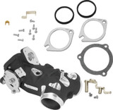 S&S Cycle 2006+ BT Size Code 417 Throttle Body Kit - Wrinkle Black