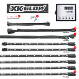 XK Glow 3 Million Color XKGLOW LED Accent Light Car/Truck Kit 8x24In + 4x12In Tubes