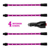 XK Glow Single Color XKGLOW UnderglowLED Accent Light Car/Truck Kit Pink - 4x8In