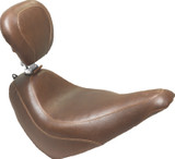 Mustang 97-21 Harley Touring Sissy Bar Pad (12 inch x 9 inch) - Brown