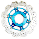 EBC 06-08 Triumph Hinckley Daytona 675 Front Left/Right Vee Floating Blue Rotor