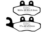 EBC 08-12 Aprilia Sport City 50 4T Front Left Sintered HH/R Brake Pads